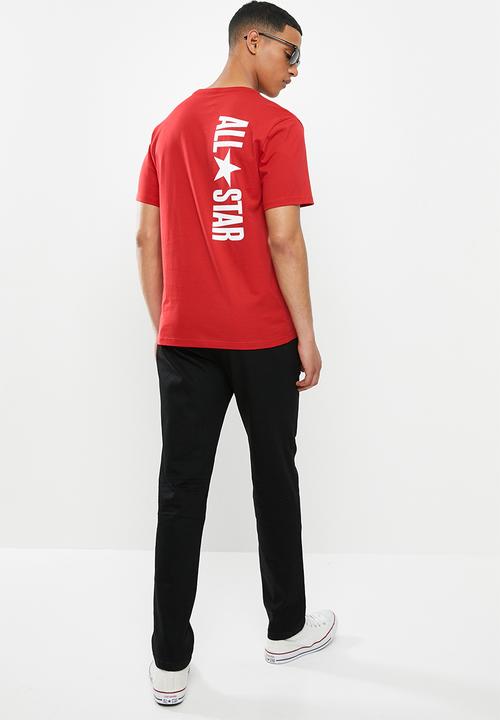 Converse - Converse all star short sleeve tee - red