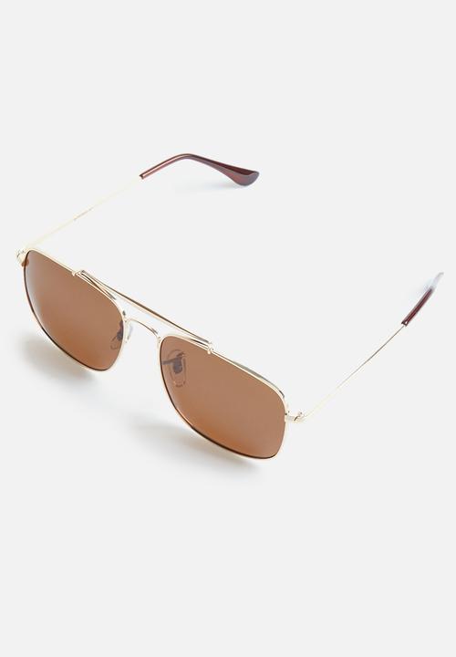 Superbalist - Noah top bar sunglasses - brown
