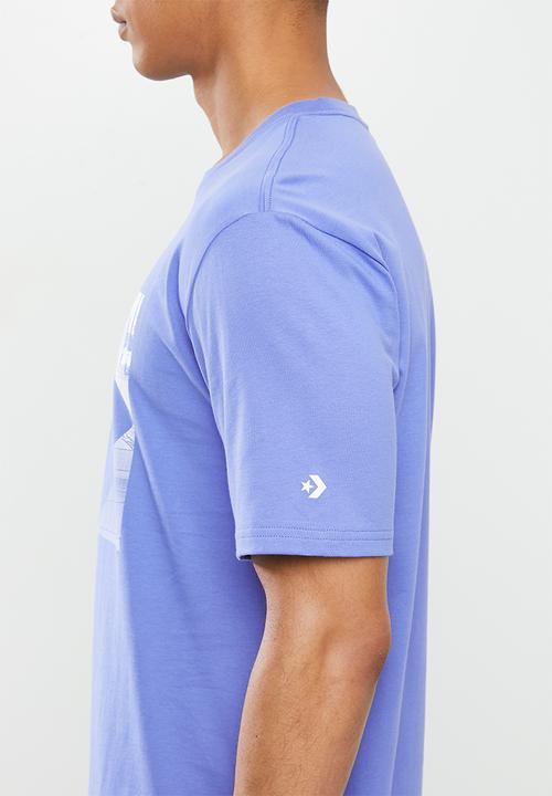 Converse - Converse photo fill star chevron tee - blue