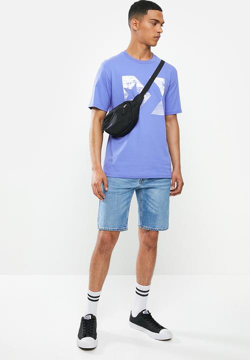 Converse - Converse photo fill star chevron tee - blue