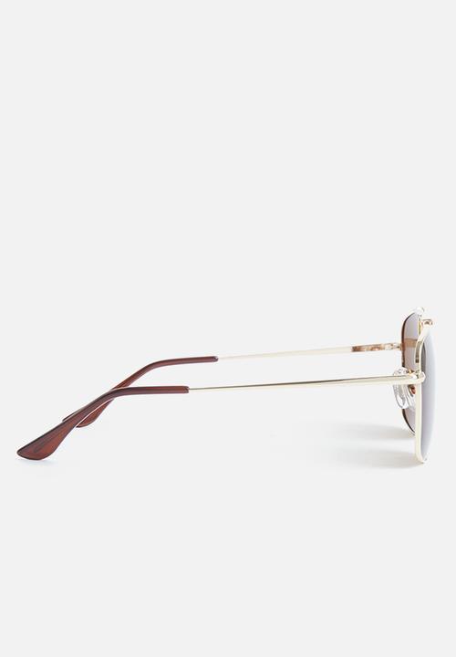 Superbalist - Noah top bar sunglasses - brown