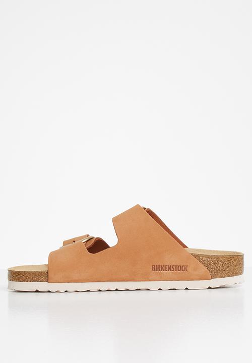 Birkenstock - Arizona big buckle nubuck leather narrow - tan