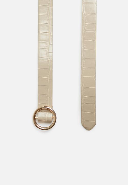 Rubi - Round about buckle belt - neutral