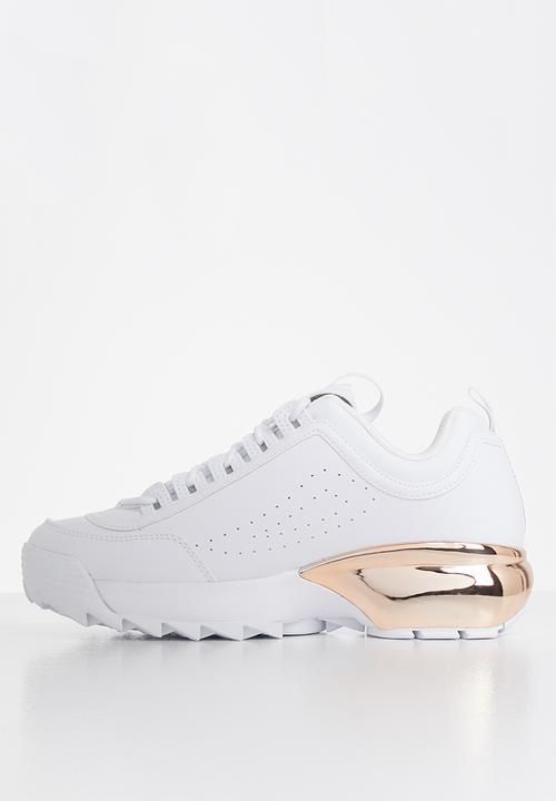 FILA - Fila disruptor 2a chrome - white & rose gold