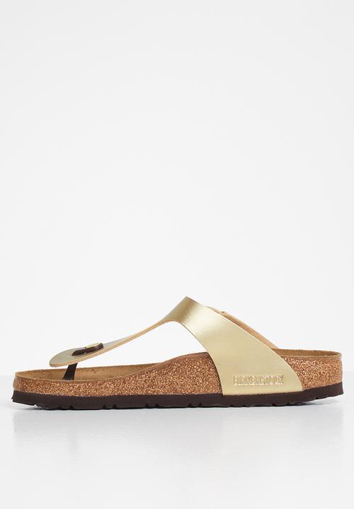 Birkenstock - Gizeh birko-flor narrow - gold