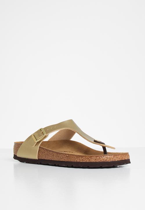 Birkenstock - Gizeh birko-flor narrow - gold