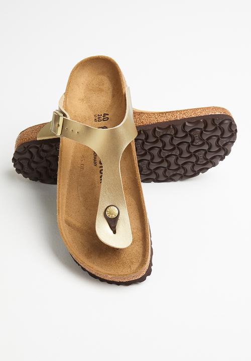 Birkenstock - Gizeh birko-flor narrow - gold