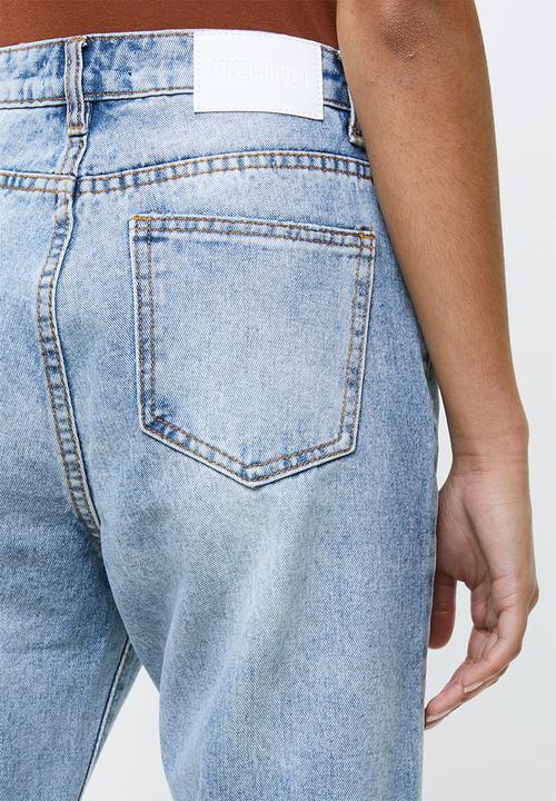 Missguided - Petite distress jeans - light blue
