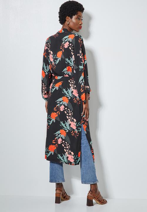 Superbalist - Printed longer length shacket - oriental floral