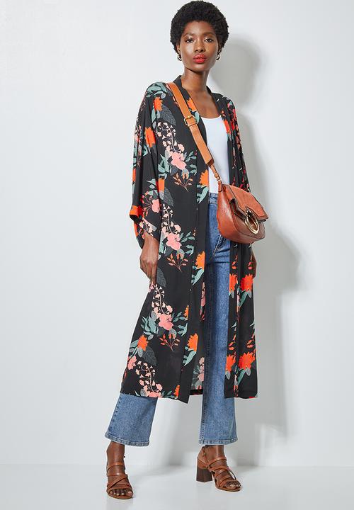 Superbalist - Printed longer length shacket - oriental floral