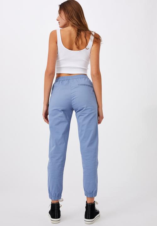 Cotton On - Cuffed chino - sky blue