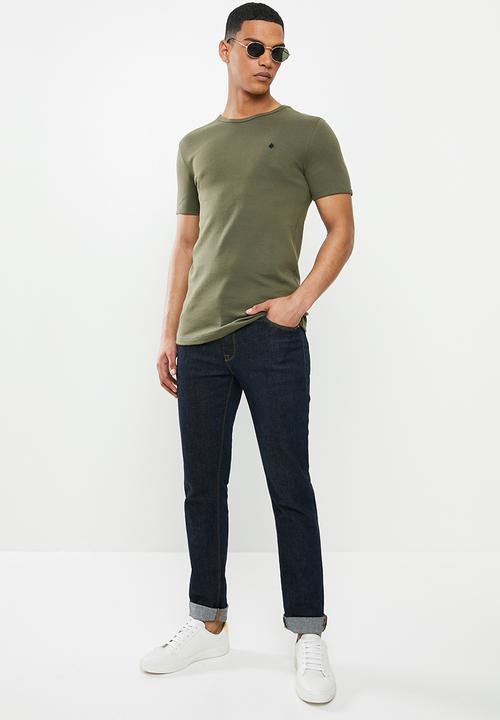 STYLE REPUBLIC - Ace crew neck tee - olive