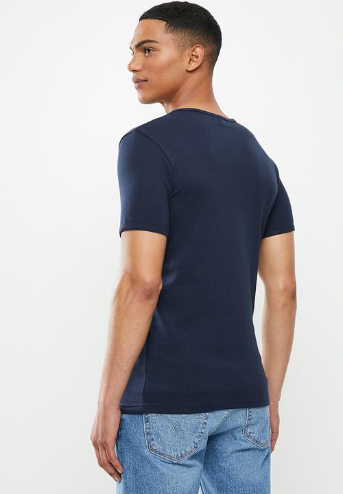 STYLE REPUBLIC - Ace crew neck tee - navy