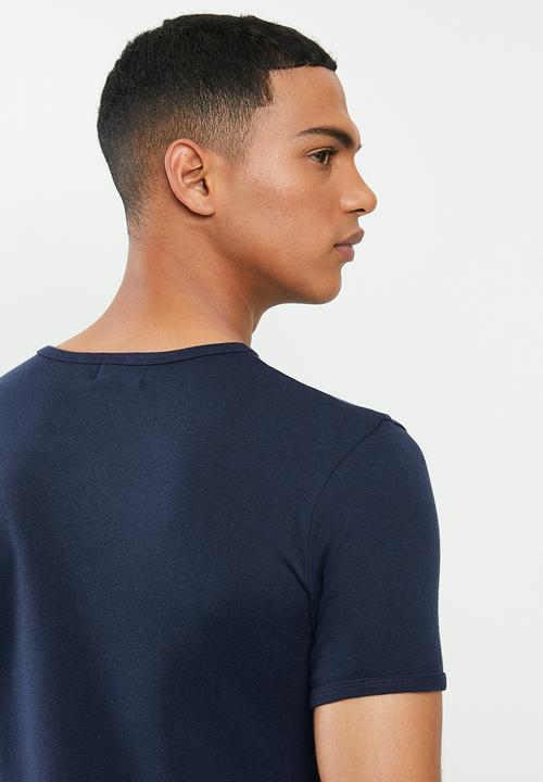 STYLE REPUBLIC - Ace crew neck tee - navy