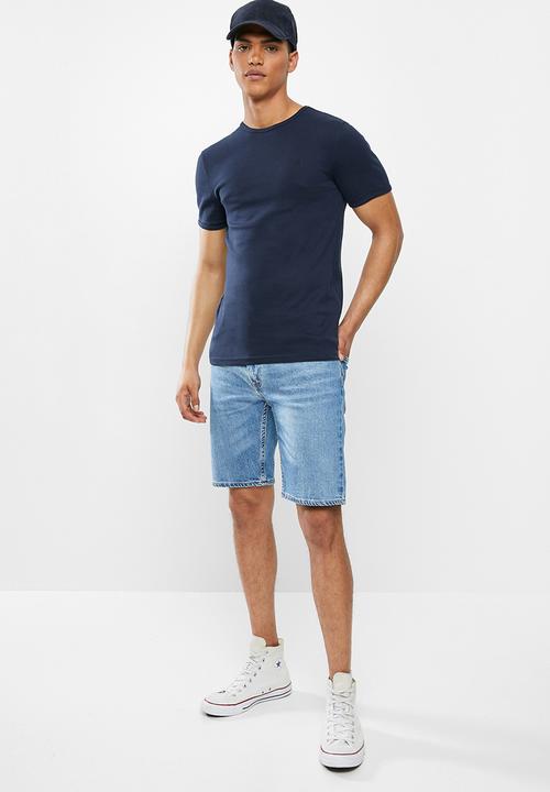 STYLE REPUBLIC - Ace crew neck tee - navy