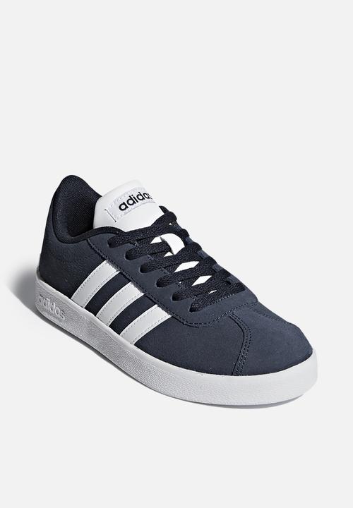 adidas Performance - Vl court 2.0 k sneakers - blue & white