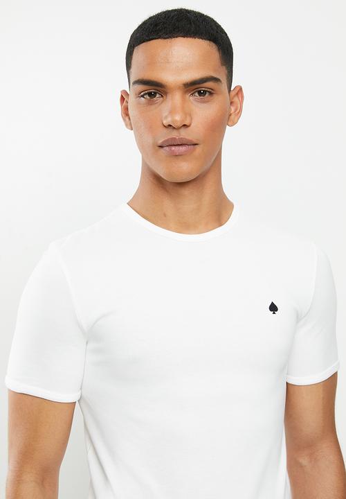 STYLE REPUBLIC - Ace crew neck tee - winter white