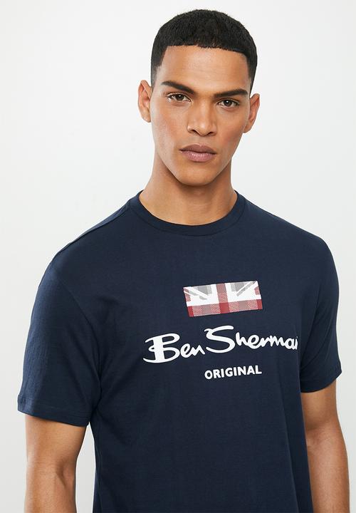 Ben Sherman - Chest print tee - navy
