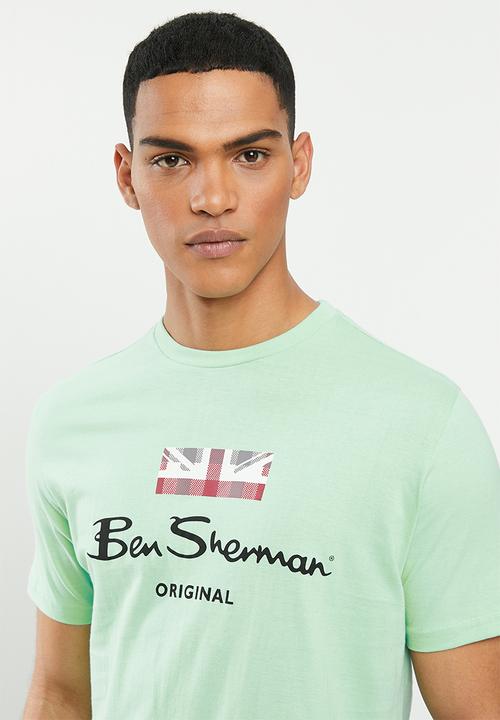 Ben Sherman - Chest print tee - mint