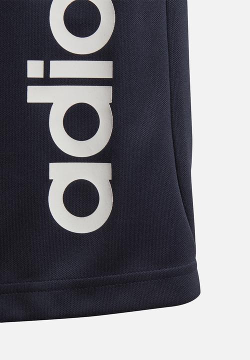 adidas Originals - Tr linear knit shorts - navy & white