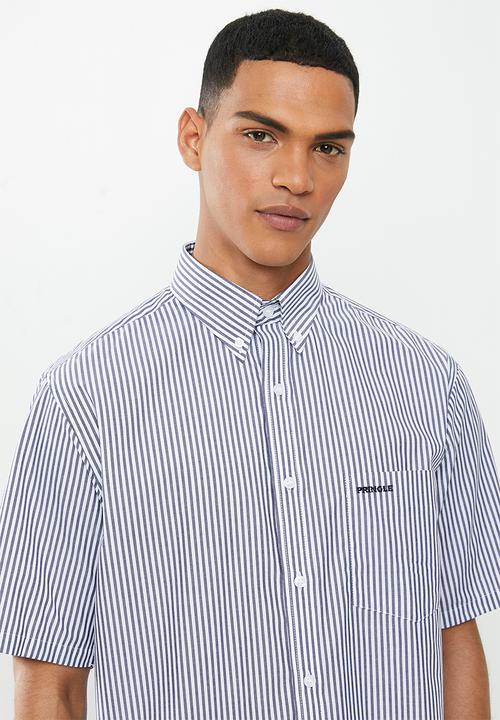 Pringle of Scotland - Daxton short sleeve shirt - navy
