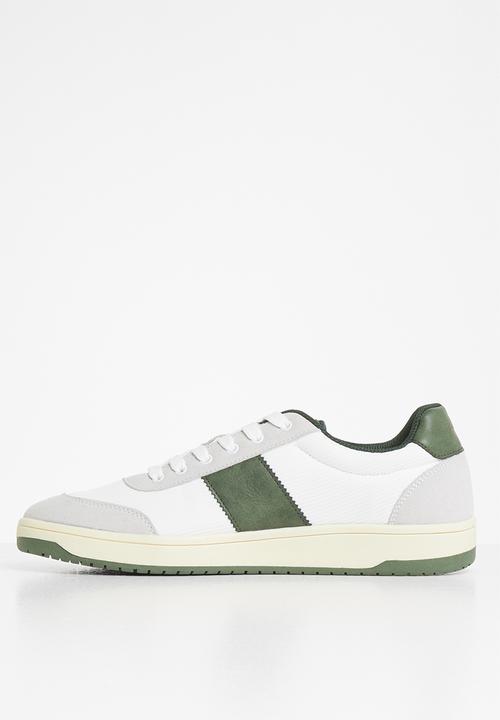 Jonathan D - J40 low sneaker - white & green