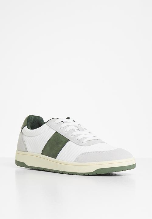 Jonathan D - J40 low sneaker - white & green
