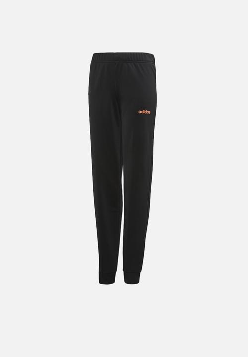 adidas Originals - Entry tracksuit - coral & black 