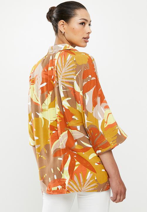 edit - Boxy shirt - orange 