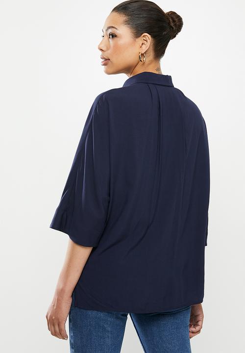 edit - Boxy shirt - navy