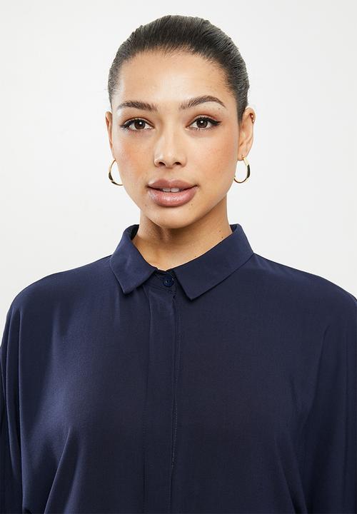 edit - Boxy shirt - navy