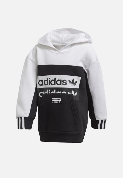 adidas Originals - Hoodie set - black & white