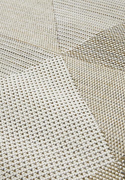 Hertex Haus - Prisms outdoor rug - clam