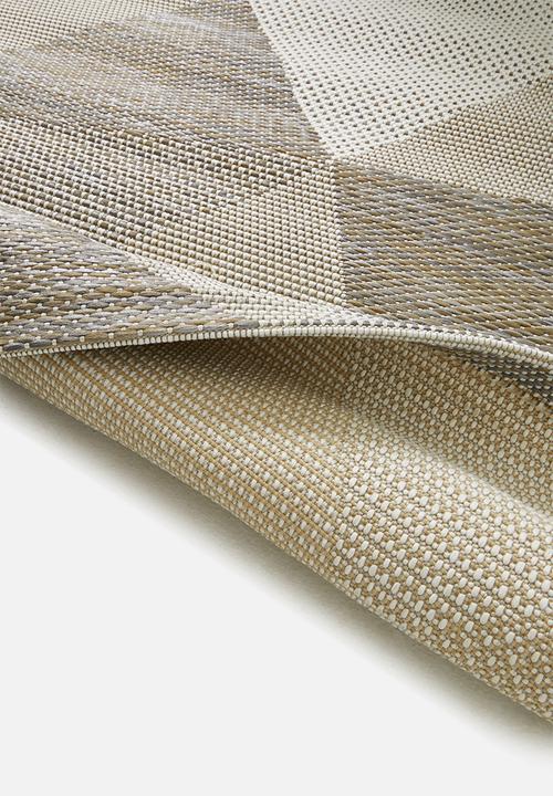 Hertex Haus - Prisms outdoor rug - clam