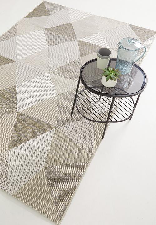 Hertex Haus - Prisms outdoor rug - clam