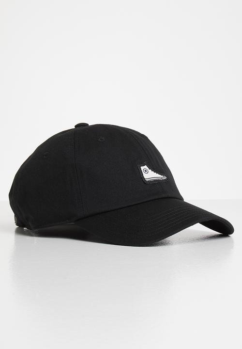 Converse - Ct sneaker patch baseball hat - black