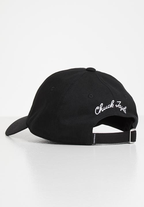 Converse - Ct sneaker patch baseball hat - black