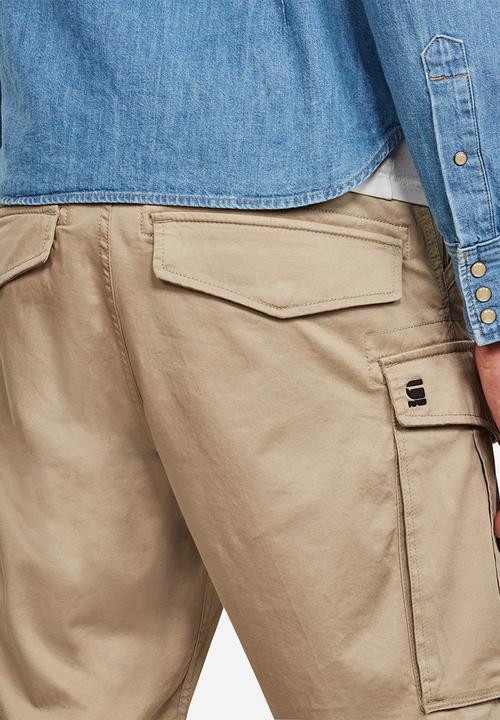 G-STAR - Cargo loose 1\2 shorts - neutral