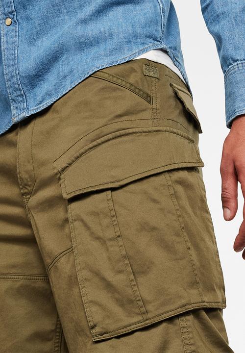 G-STAR - Cargo loose 1\2 shorts - sage