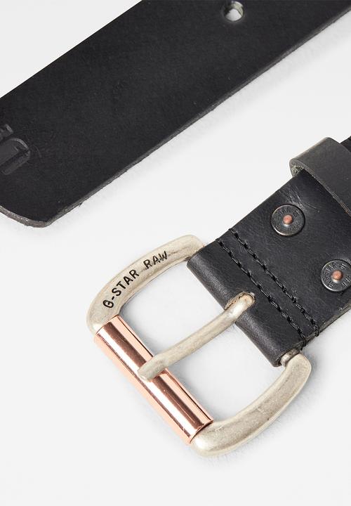 G-STAR - Plain dast belt - black