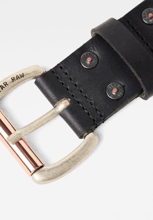 G-STAR - Plain dast belt - black