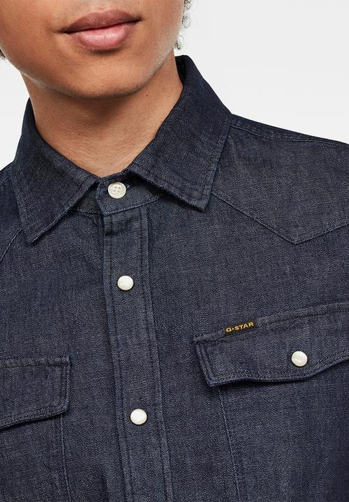 G-STAR - Denim slim shirt - blue