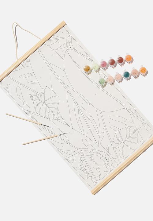 Typo - Paint by numbers - foliage