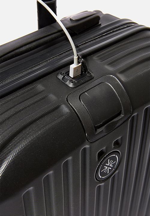 Typo - Sml 19inch hard suitcase - black