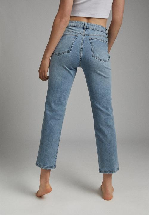 Cotton On - Straight stretch jean - aireys blue