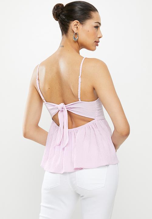 MILLA - Halter blouse - lilac