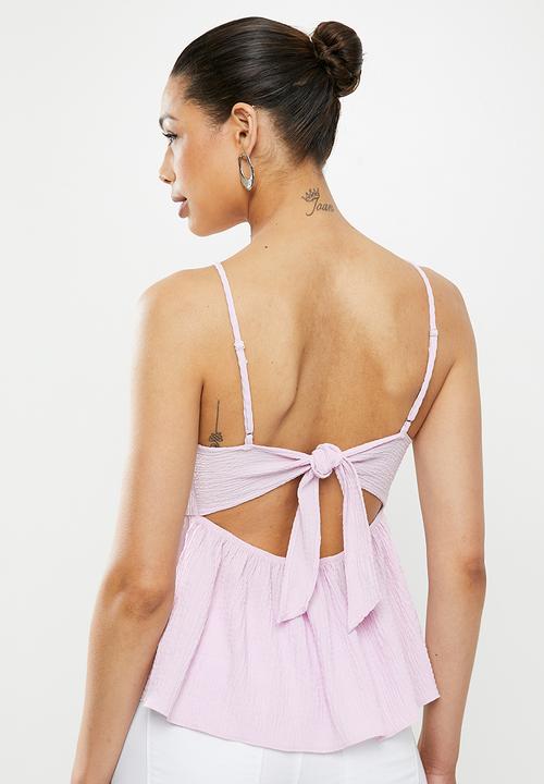 MILLA - Halter blouse - lilac