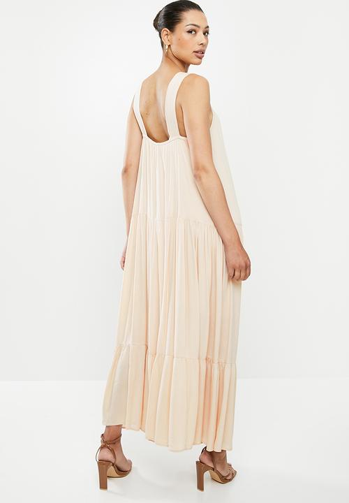MILLA - Trapeze maxi dress - beige
