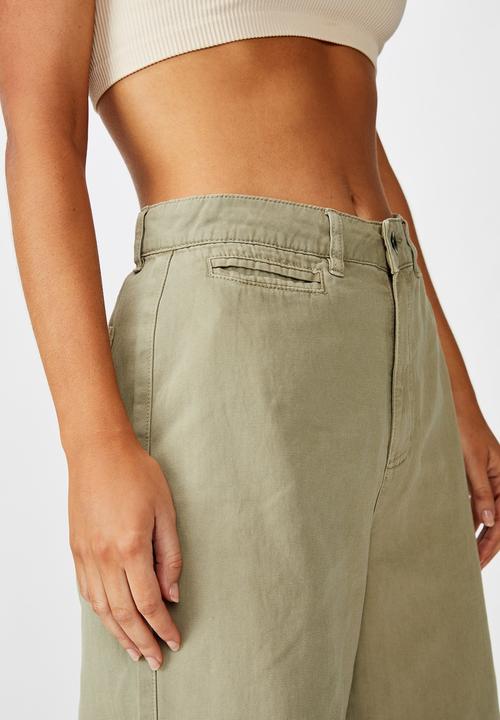Cotton On - Taylor pant - silver sage