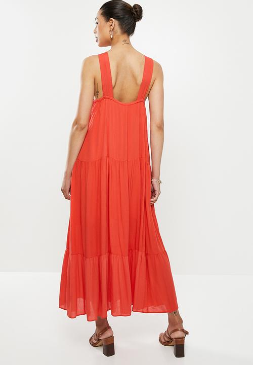 MILLA - Trapeze maxi dress - burnt orange